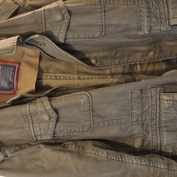 Olive Green Utility Jacket - Picture 1 of 4